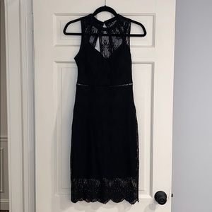 Guess Black Lace Dress